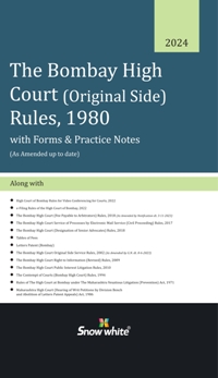 THE BOMBAY HIGH COURT ( ORIGINAL SIDE) RULES, 1980 WITH FORMS & PRACTICE NOTES